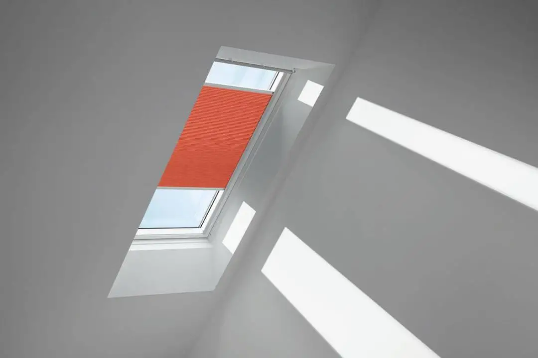 VELUX Standard-Wabenplissee FHC C02 1167S Sanddorn,Schiene alu PG:P-FHCC021167S