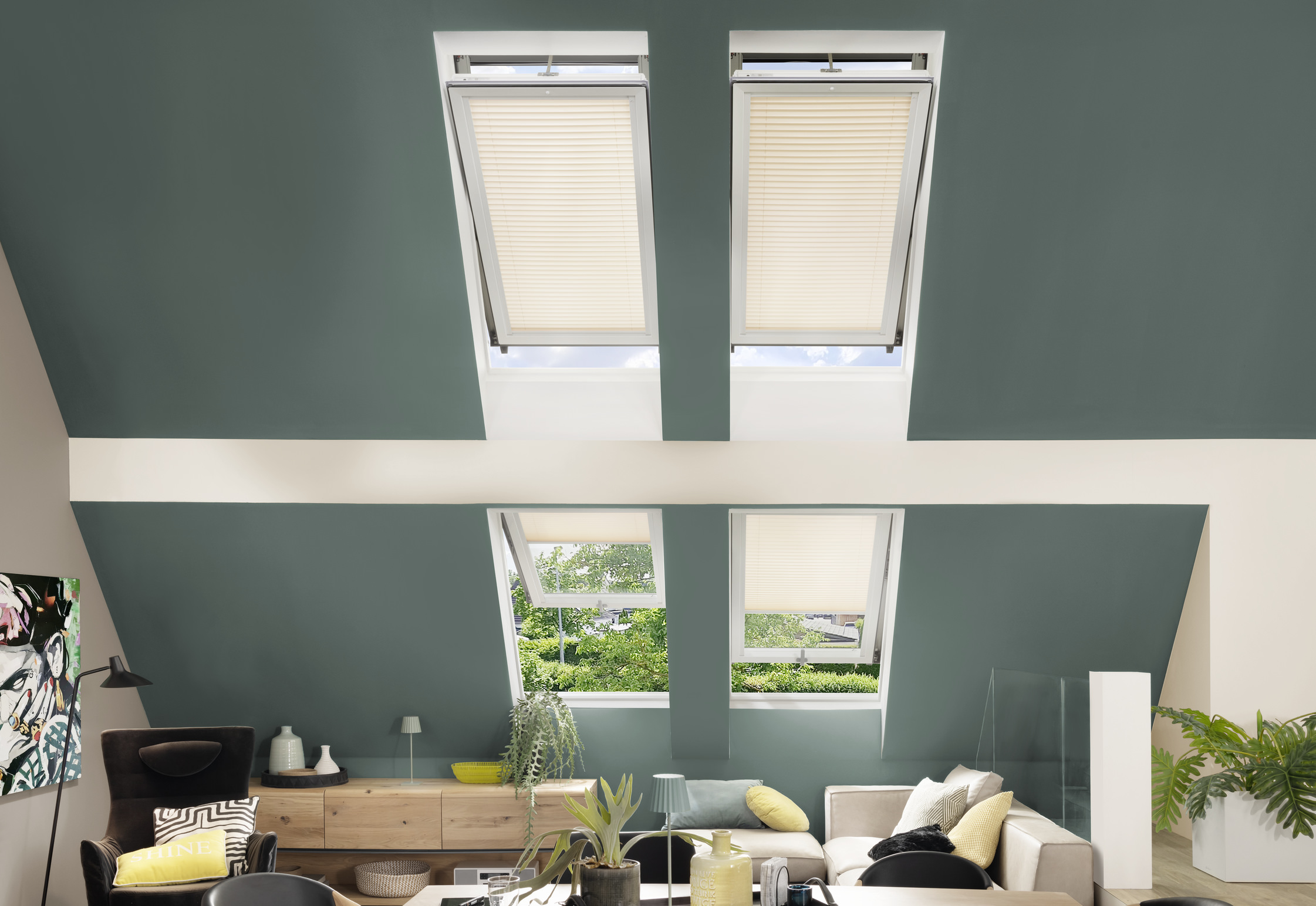 Roto Designo RotoTronic Schwingfenster R6 Kunststoff-807579M Fenster, Dachfenster, Dekoration für Zuhause, Wohnzimmer, Zimmer