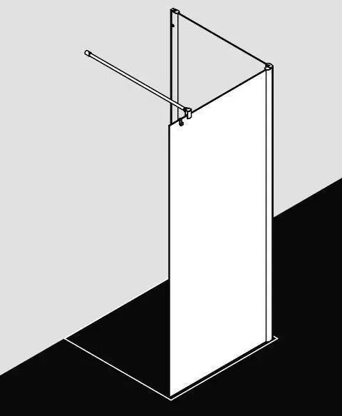 Kermi PEGA WALK-IN WALL PE TWF/G-PETWF07518VAKM