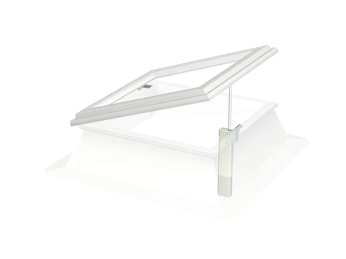 VELUX Lüfterrahmen-Set Flachdachfenster Umrüstsatz ZCJ 060060 1210 Lüfterrahmen, Spindelmotor, 230V-ZCJ0600601210