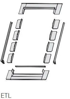 RotoQ Einzeleindeckrahmen Standard EDN 1x1AL 066/140 P_ Schiefer tieferg., SchieferNocken tieferg.-773706