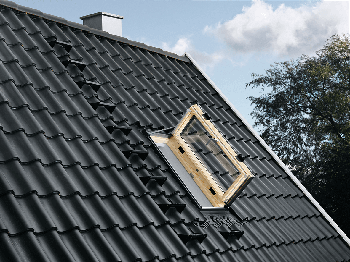 VELUX Wohn- Ausstiegsfenster Holz GXL-GXLFK062070M