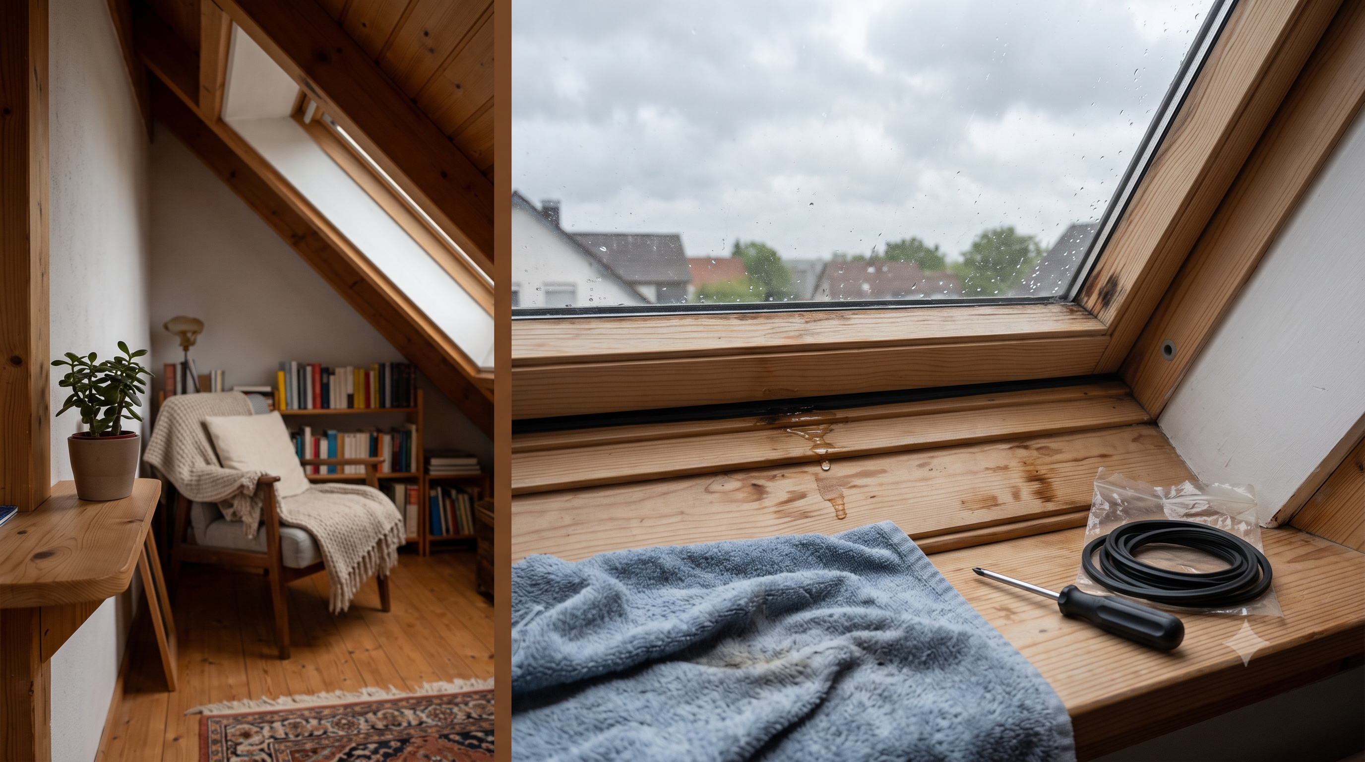 Undichtes Dachfenster austauschen und reparieren – Ursachen und Lösungen