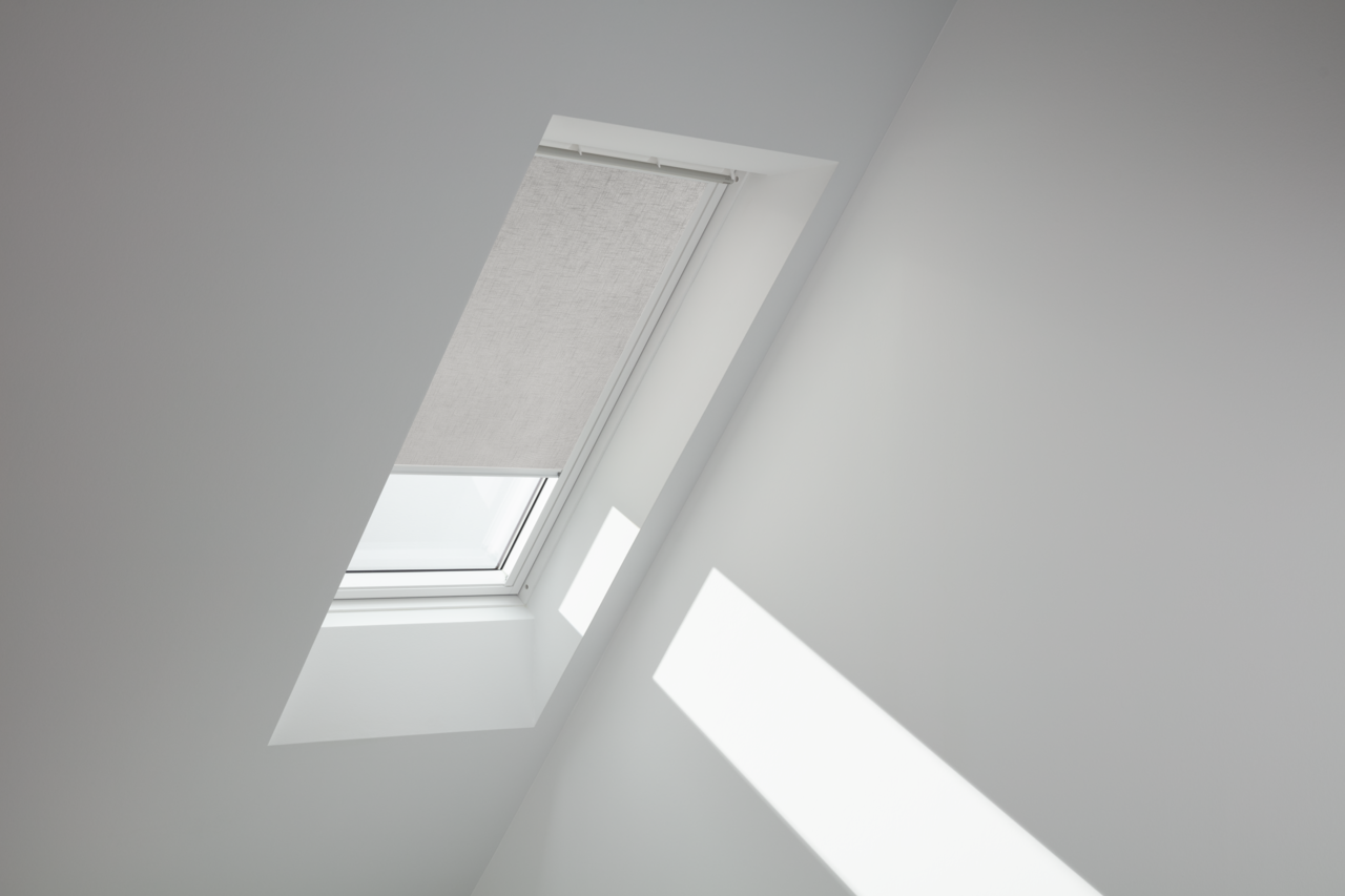 VELUX Standard-Sichtschutzrollo mit Führungsschienen Nature-RFYC024951SM