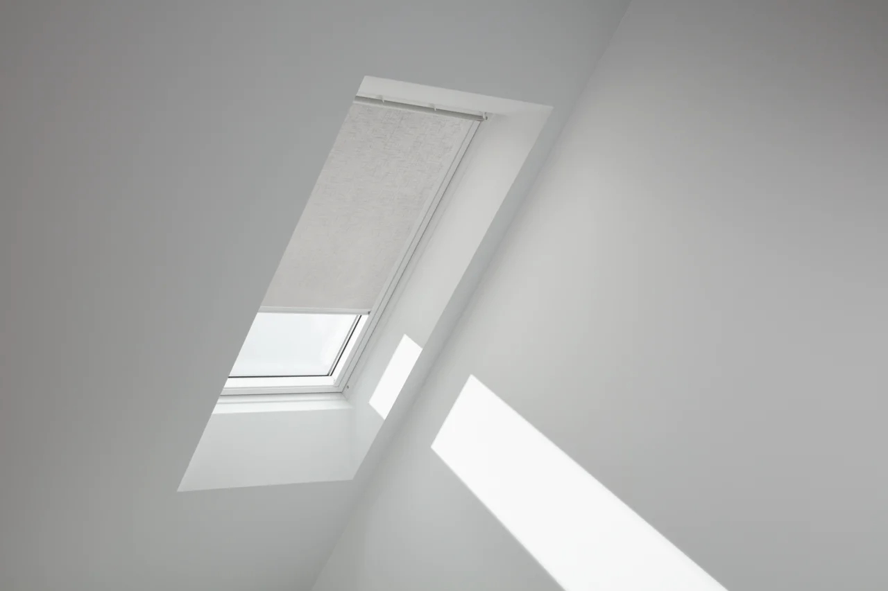 VELUX Standard-Sichtschutzrollo mit Führungsschienen Nature-RFYC024951SM