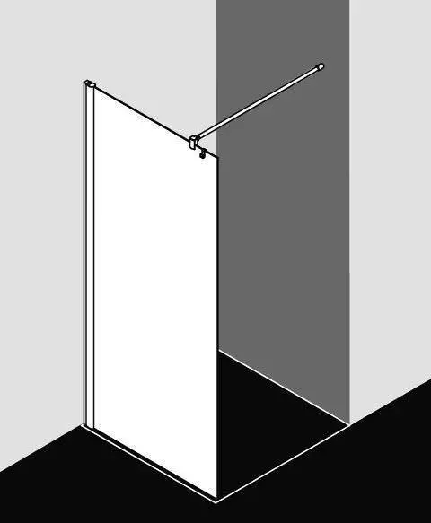 Kermi PEGA WALK-IN WALL PE TWF/G-PETWF07518VAKM