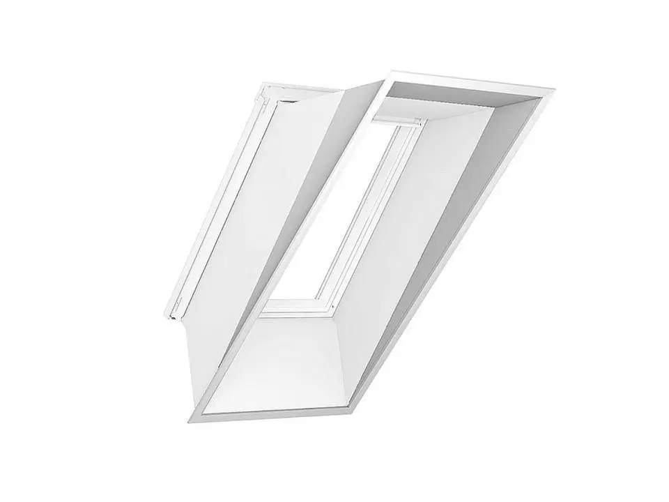 VELUX LAI 2000 Zusatzelement Aufkeilrahmen Kunststoff weiß inkl. Dampfsperrschürze BBX-LAIFK002000M