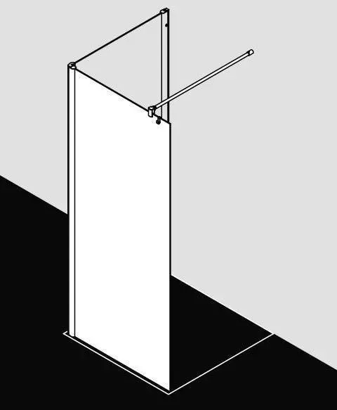 Kermi PEGA WALK-IN WALL PE TWF/G-PETWF07518VAKM
