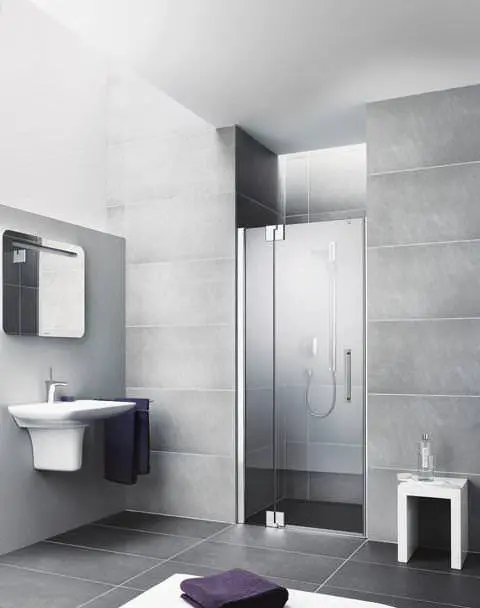 Kermi PASA XP Pendeltür 1-flügelig mit Festfeld PX 1TR/L-PX1TR075181AKM