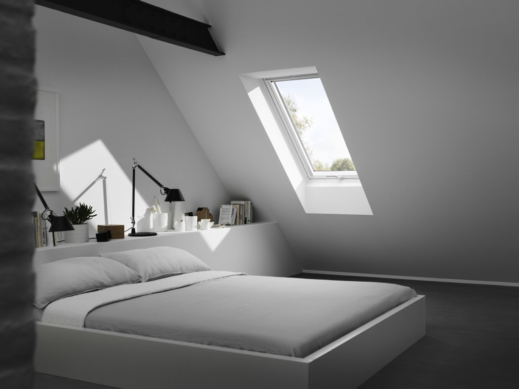VELUX Austausch Klapp-Schwingfenster Kunststoff VKU-VKUY430081M