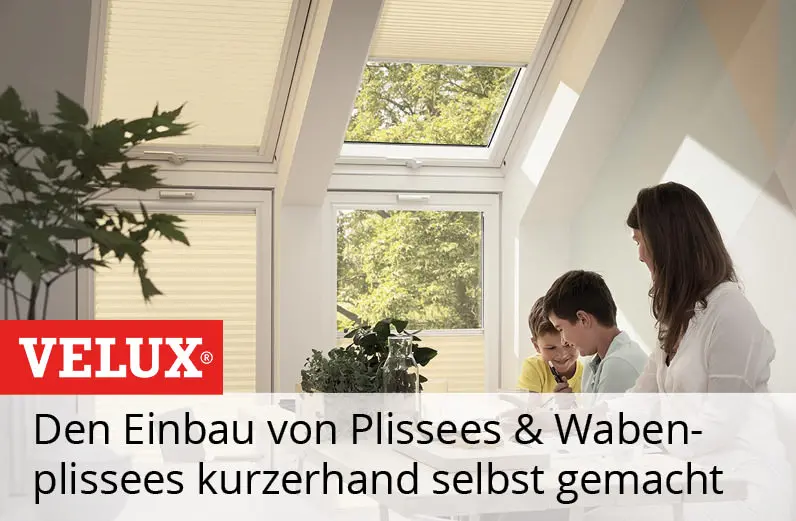 VELUX Plissee & Wabenplissee FHL, FHC Einbauvideo