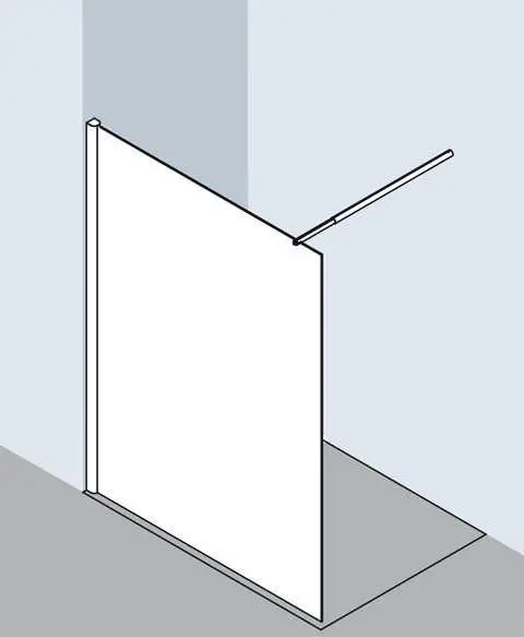 Kermi WALK-IN XX Classic Duschwand XX WIC-XXWIC070201AKM