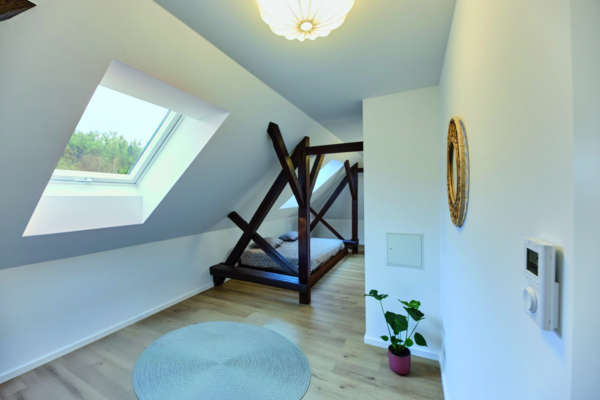 Drinnen, Dachboden, Bodenbeläge, Innenarchitektur, Pflanze