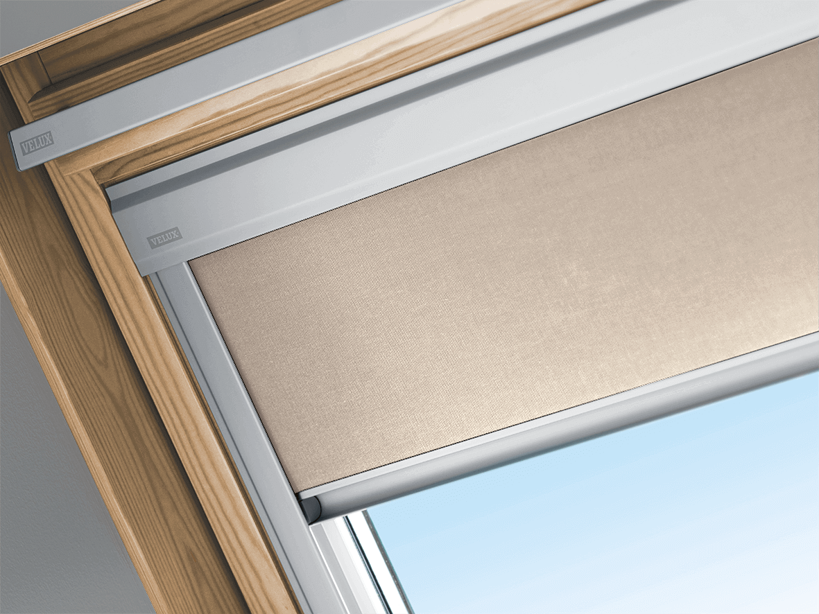 VELUX Classic Verdunkelungsrollo DBL C02 4230 Beige,Schiene alu PG:S-DBLC024230
