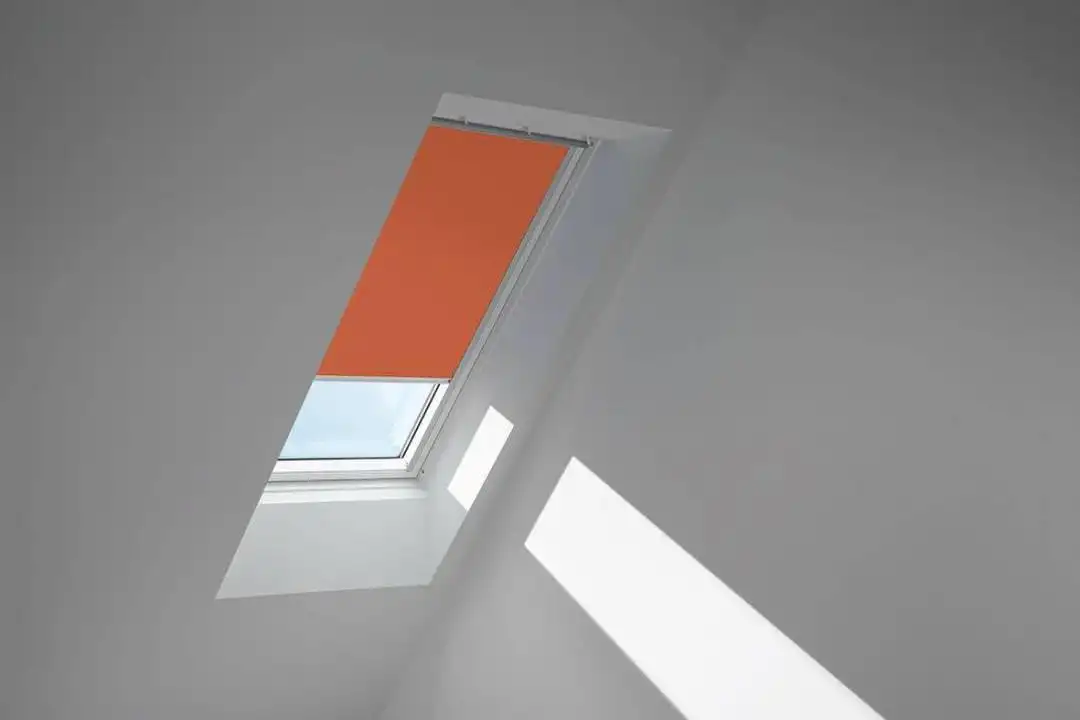 VELUX Verdunkelungsrollo DKL C02 4564S Orange,Schiene alu PG:P-DKLC024564S