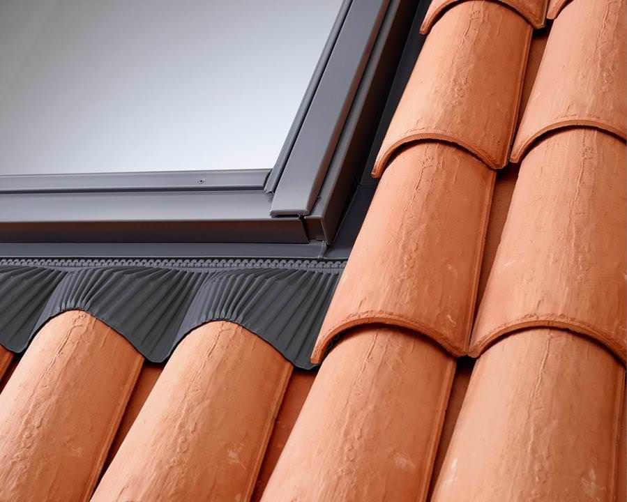 VELUX Kombi-Eindeckrahmen Ziegel hoch/Welle Tandem Element oben-EKWCK022007MEM