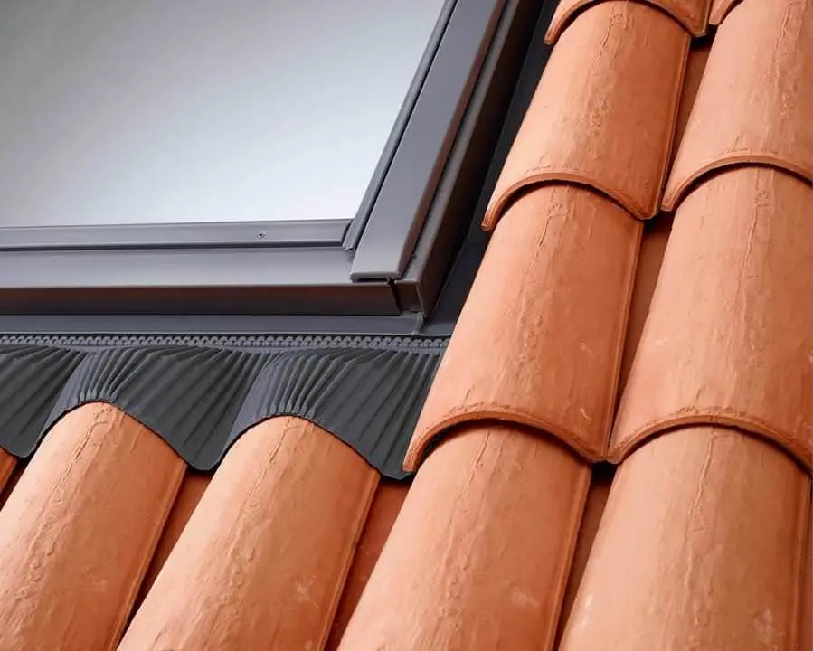 VELUX Kombi-Eindeckrahmen Ziegel hoch/Welle Tandem Element oben-EKWCK022007MEM