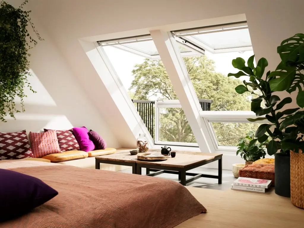 VELUX Dachbalkon in Holz GDL-GDLMK192066M