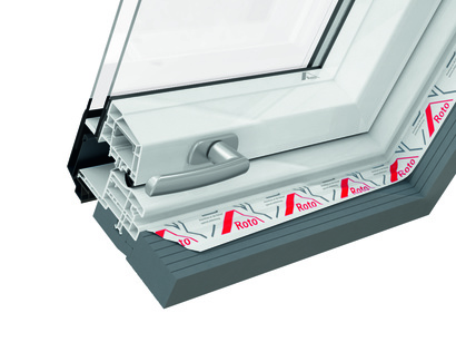 Roto Designo Schwingfenster R6 Kunststoff-807025M Fenster, Architektur, Gebäude, Dachfenster