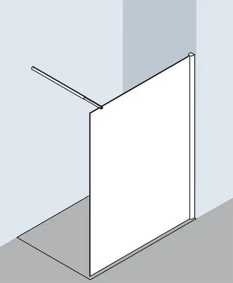 Kermi WALK-IN XX Classic Duschwand XX WIC-XXWIC070201AKM