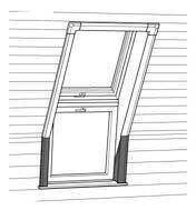 Roto Designo Rx ZIN EFA Innenfutter Fassadenanschluss weiß-382146M