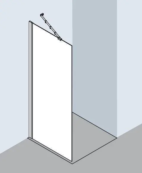 Kermi IBIZA 2000 Seitenwand / Seitenwand verkürzt auf Badewanne I2 TWO-I2TWO070151AKM