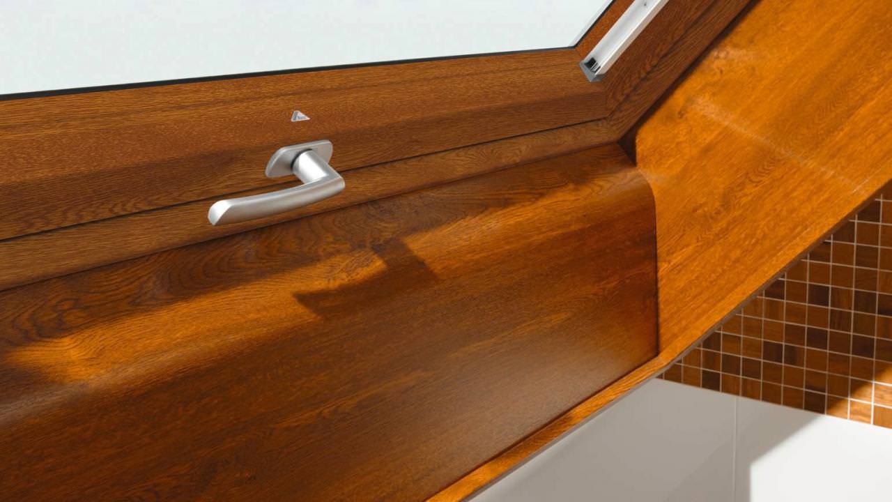 Roto Innenfutter in Golden Oak