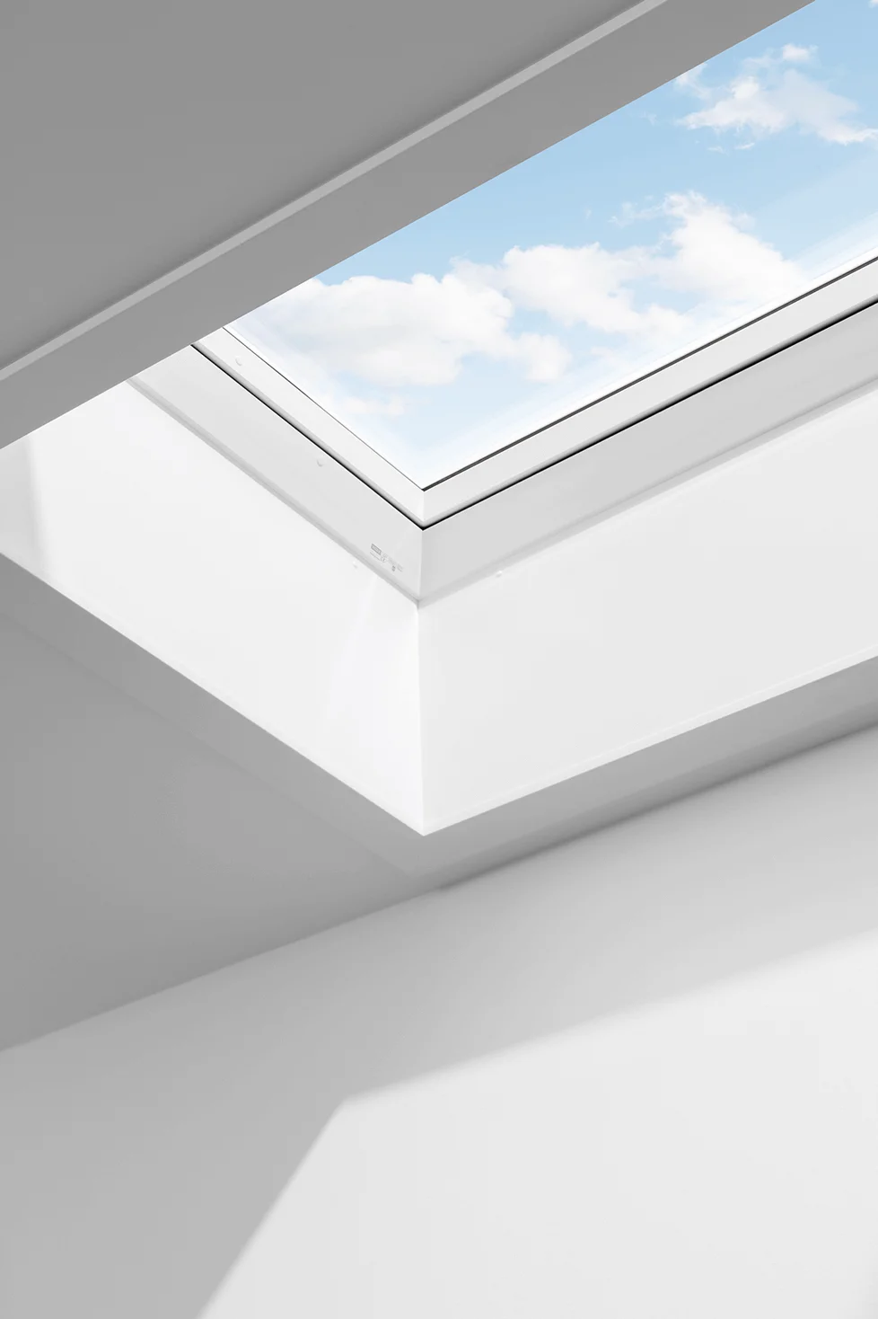 VELUX LSF 2000 Innenfutter für Flachdachfenster 70 cm Kunststoff weiß inkl. Dampfsperrschürze BBX-LSF0600602000M