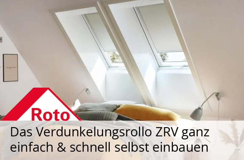 RotoQ Verdunkelungsrollo manuell Einbauvideo