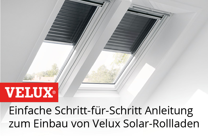 VELUX SSL Solar-Rollladen Einbauvideo