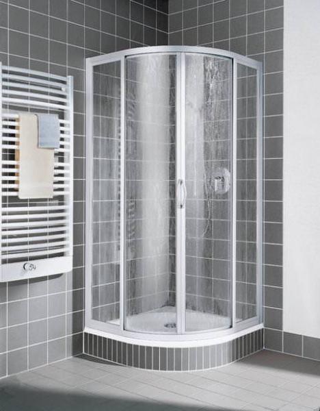 Kermi NOVA 2000 Viertelkreis-Duschkabine mit Gleittüren N2 R