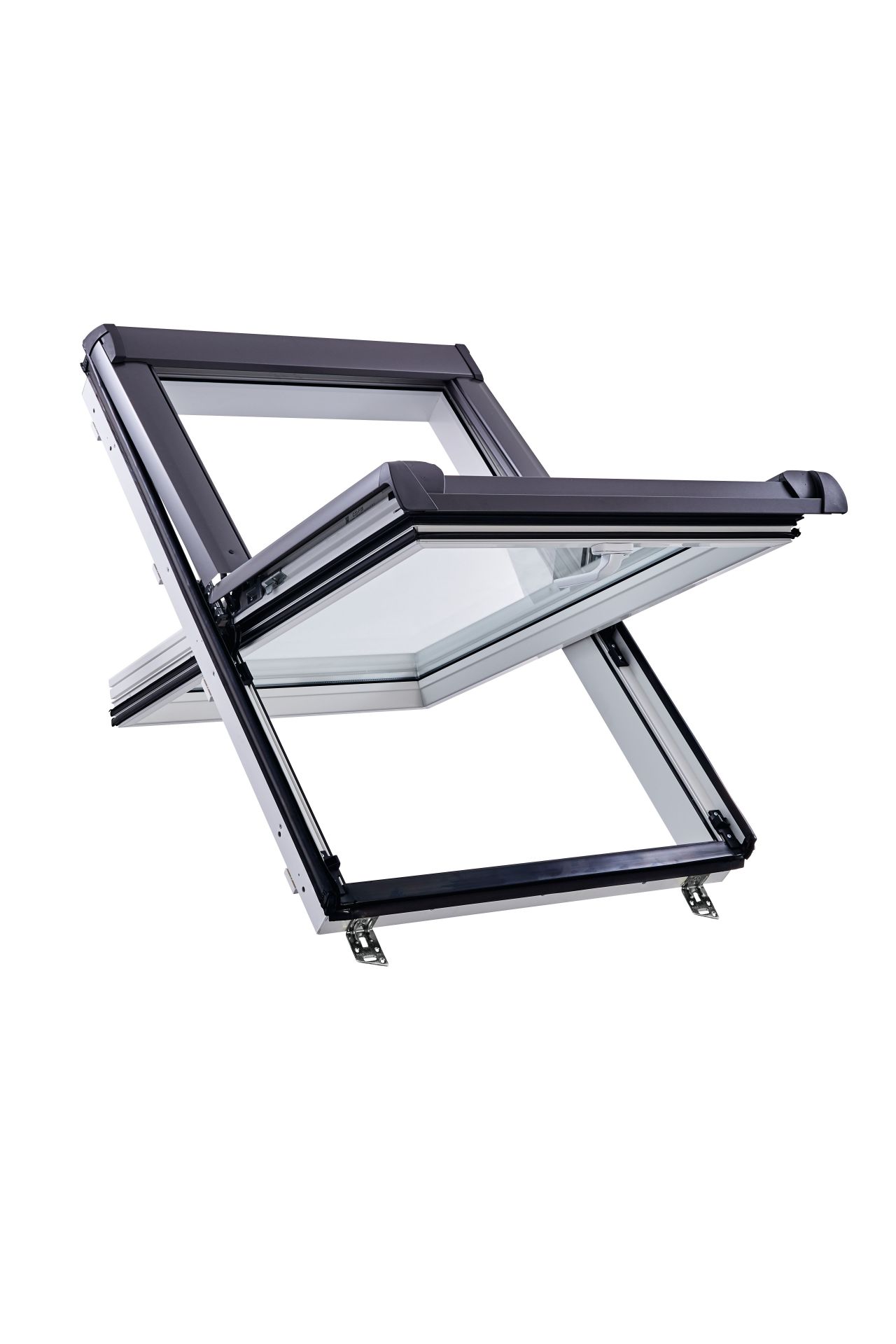 HOME4U Dachfenster R45 114/118 Kunststoff 2-fach Uw: 1,4 made by Roto ...